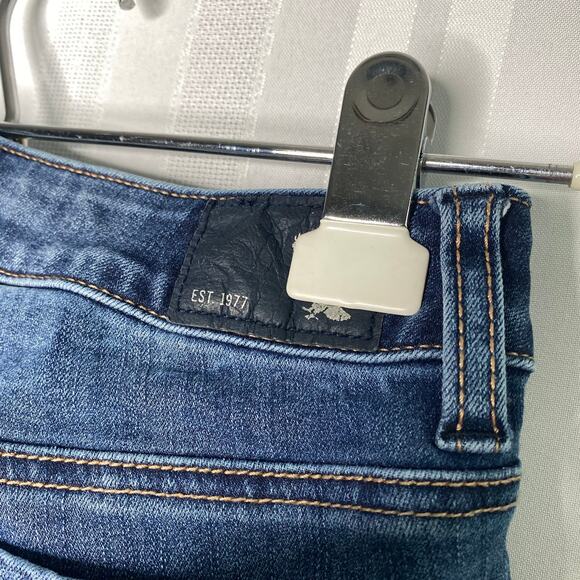 American Eagle Outfitters 360 Super Stretch Jeggings Skinny Jeans Size 00 Blue - Picture 8 of 10